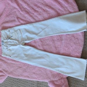 Mid-rise cropped jeans